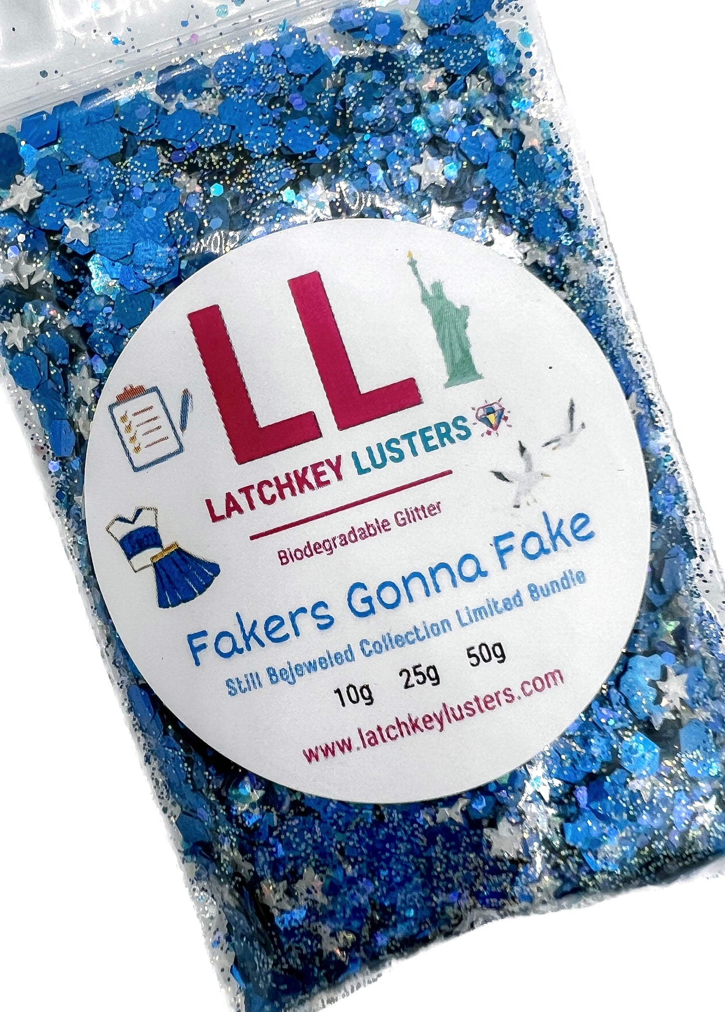 Fakers Gonna Fake Biodegradable Glitter Mix
