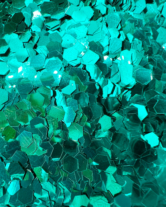 The Big Turquoise Super Chunky Turquoise Biodegradable Glitter