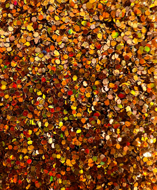 Winifred Copper Extra Chunky Holographic Biodegradable Glitter