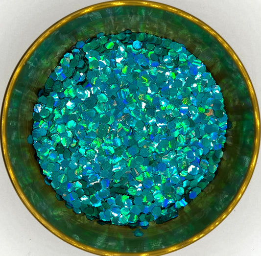 Ariel’s Dream Tail Super Chunky Holographic Turquoise Biodegradable Glitter