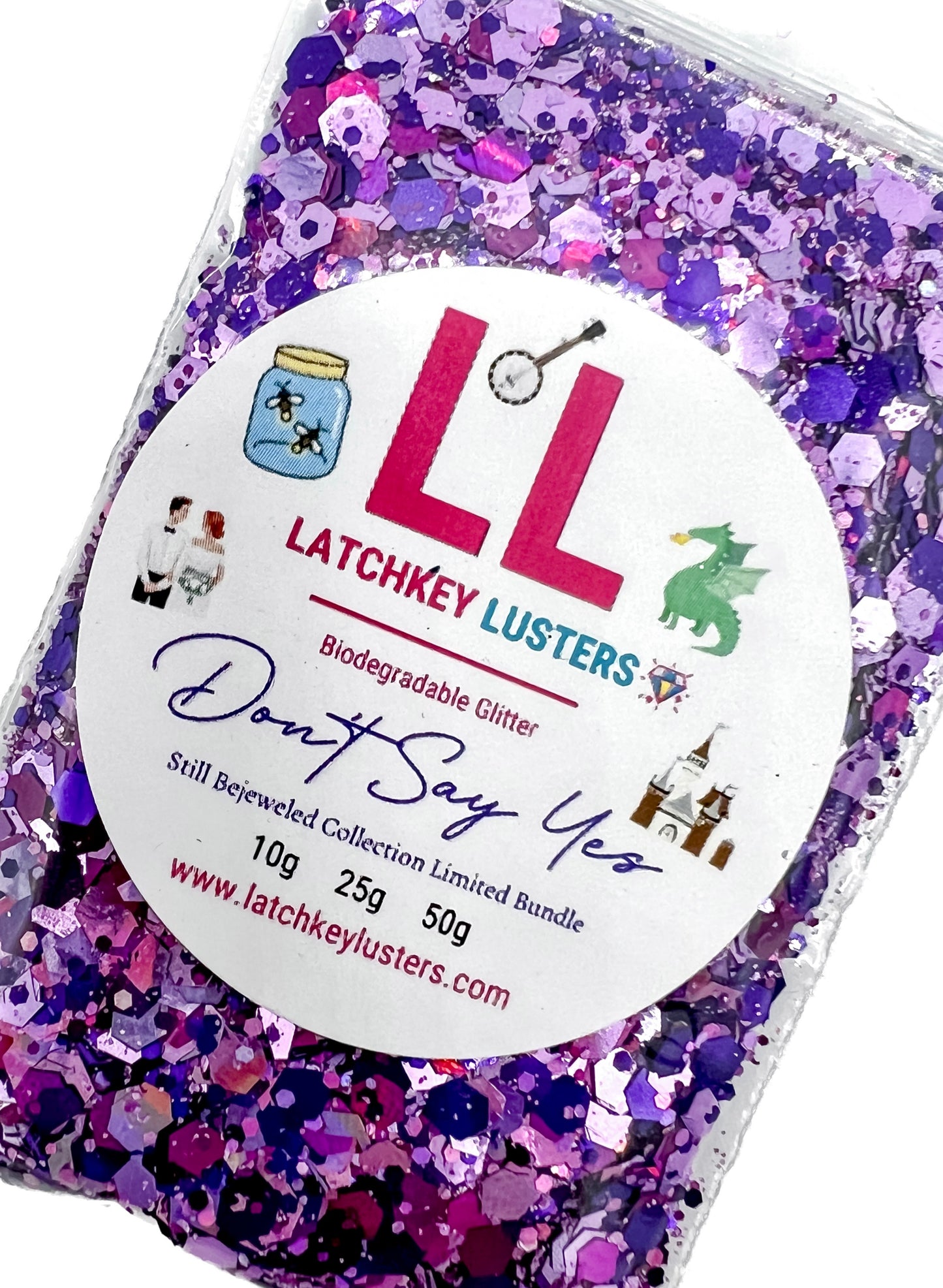 Don't Say Yes Biodegradable Glitter Mix