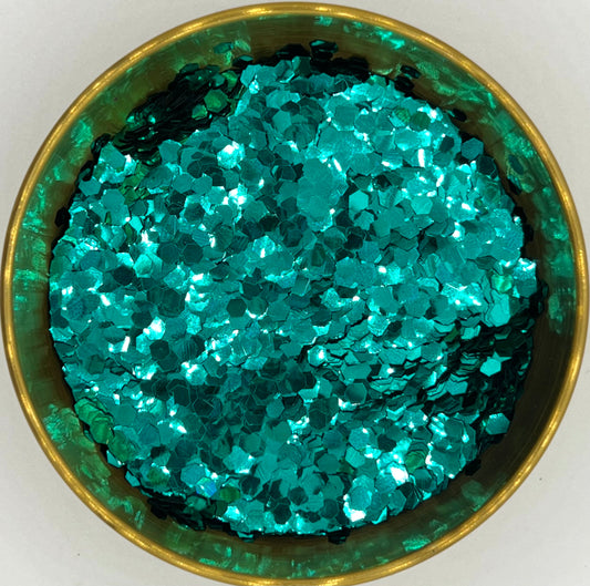The Big Turquoise Super Chunky Turquoise Biodegradable Glitter
