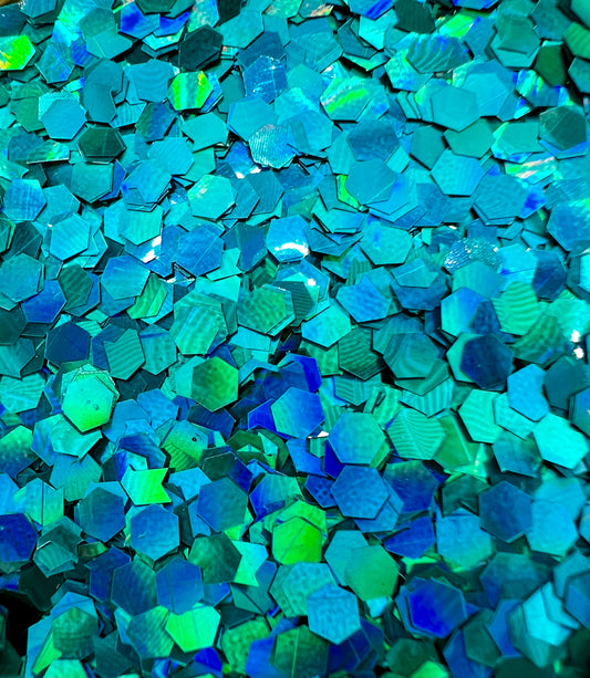 Ariel’s Dream Tail Super Chunky Holographic Turquoise Biodegradable Glitter