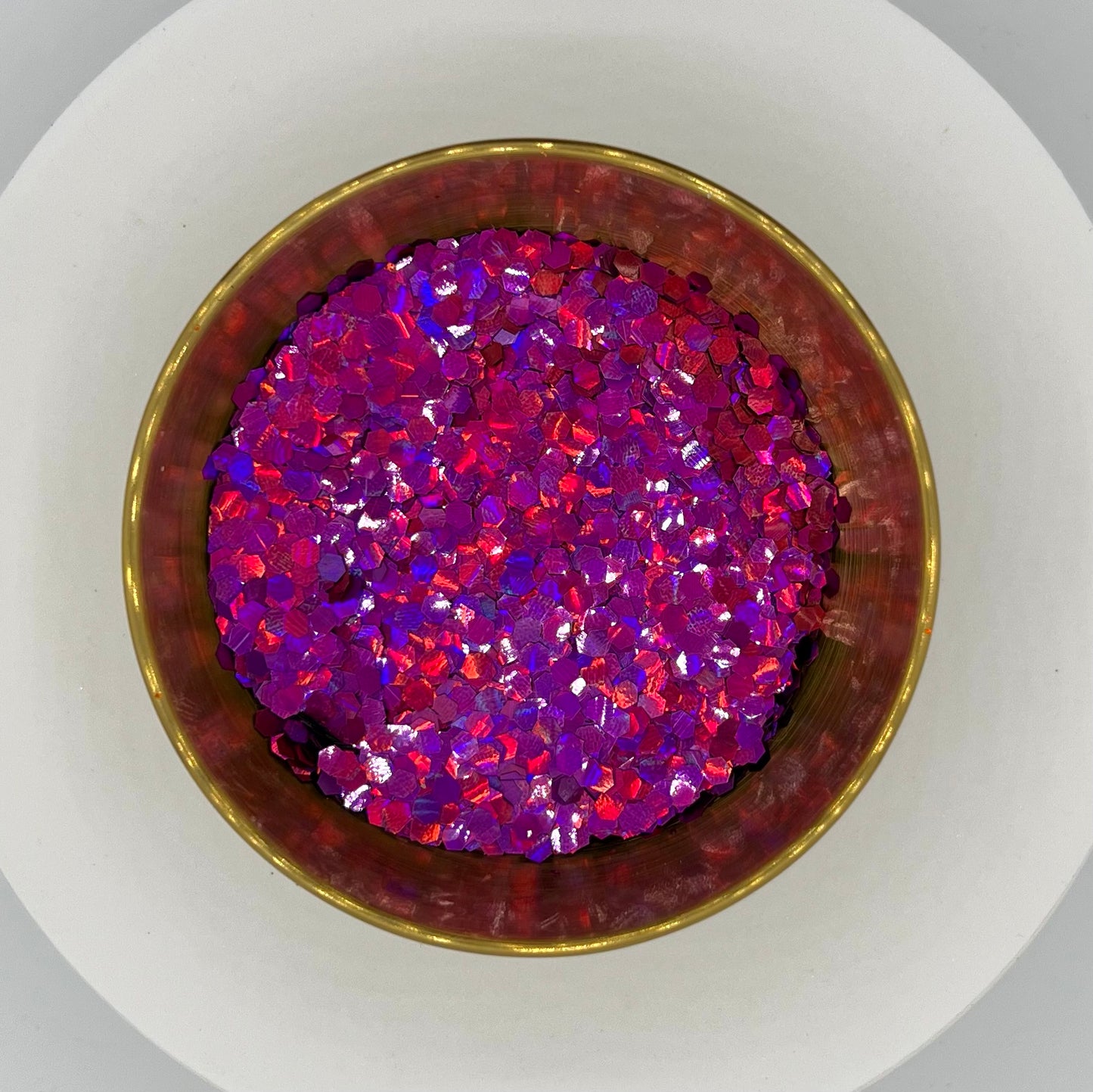 Purple Snowflakes Holographic Super Chunky Biodegradable Glitter