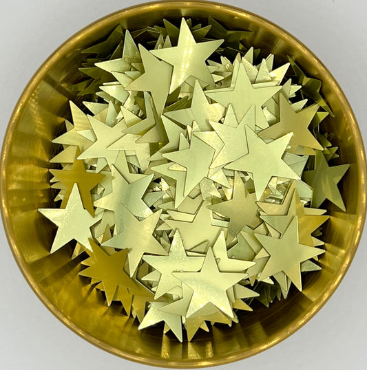 Waiting for a Star 3/4” Metallic Gold Biodegradable Glitter