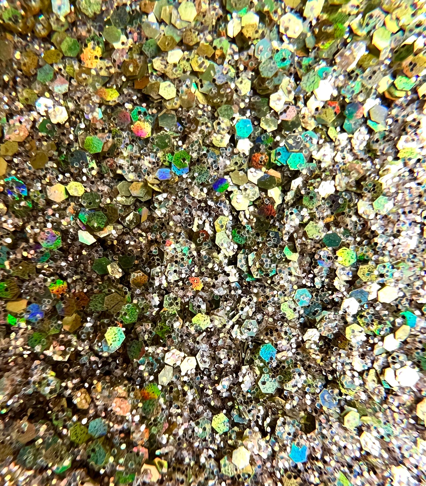 Who’s the Boss Gold Holographic Biodegradable Glitter Mix