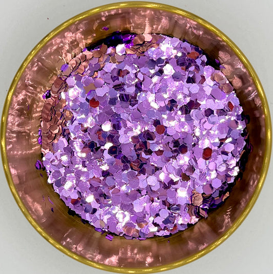 The Count Super Chunky Biodegradable Lavender Glitter