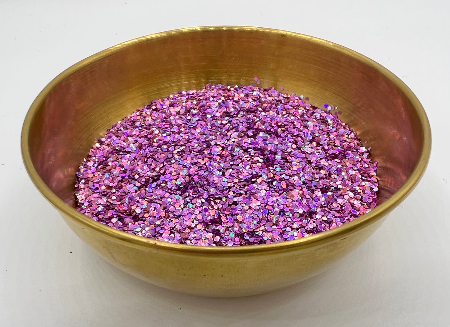 Angela’s Cat, Sprinkles Extra Chunky Rose Pink Holographic Biodegradable Glitter