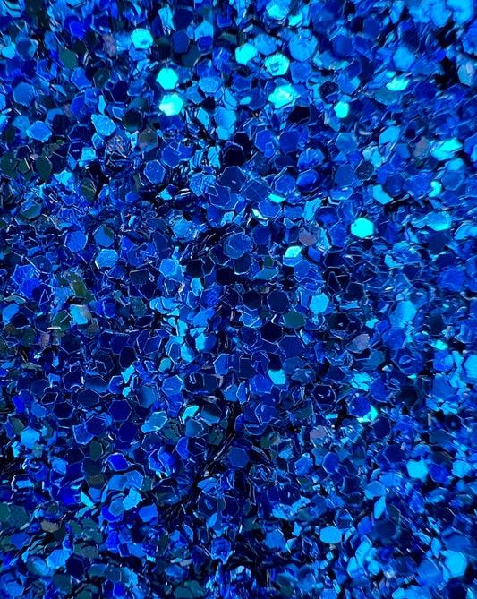 Blue Eyes Extra Chunky Biodegradable Glitter