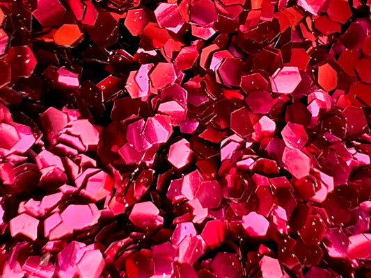 Simply Red Extra Chunky Biodegradable Glitter