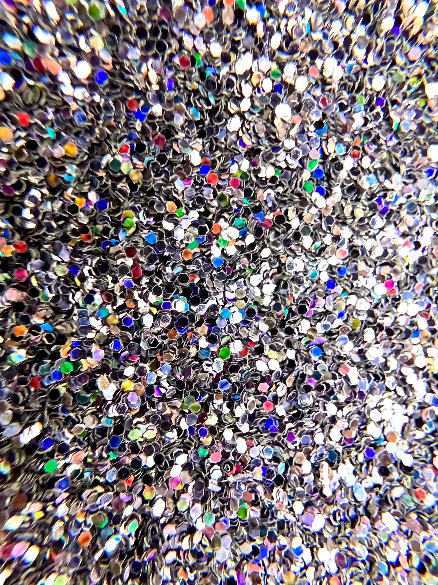 Running with the Night Chunky Black Holographic Biodegradable Glitter