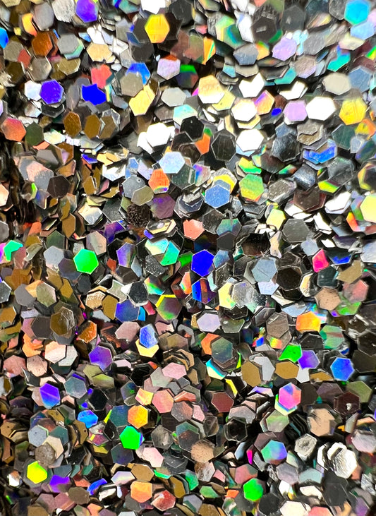Jump Extra Chunky Holographic Silver Biodegradable Glitter