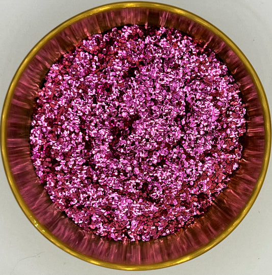 Andie's Dress Extra Chunky Pink Biodegradable Glitter