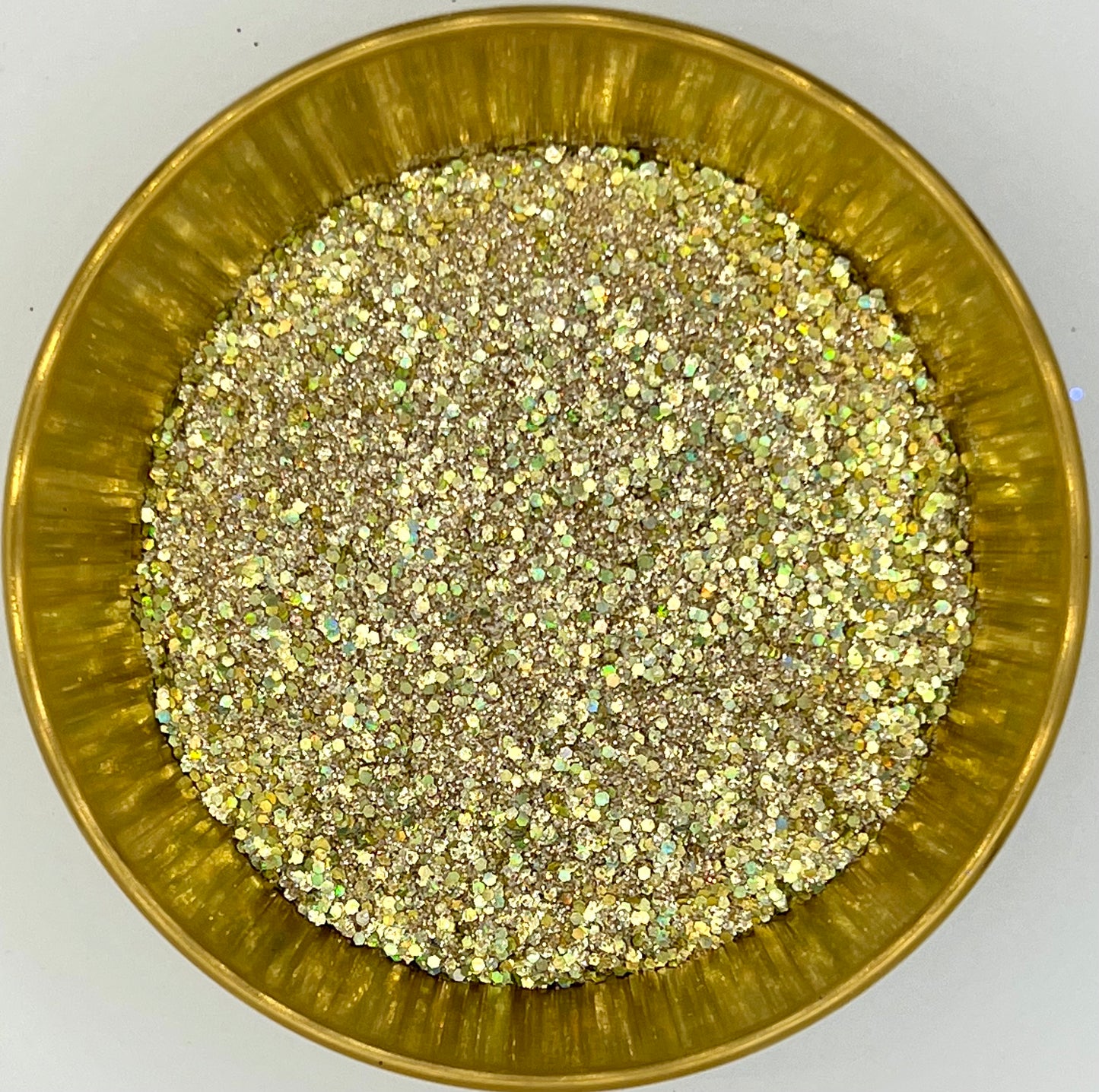Who’s the Boss Gold Holographic Biodegradable Glitter Mix