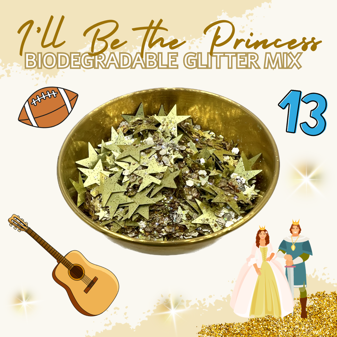 I'll Be the Princess Gold Biodegradable Glitter Mix