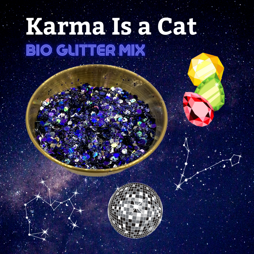 Karma Is a Cat Biodegradable Glitter Mix