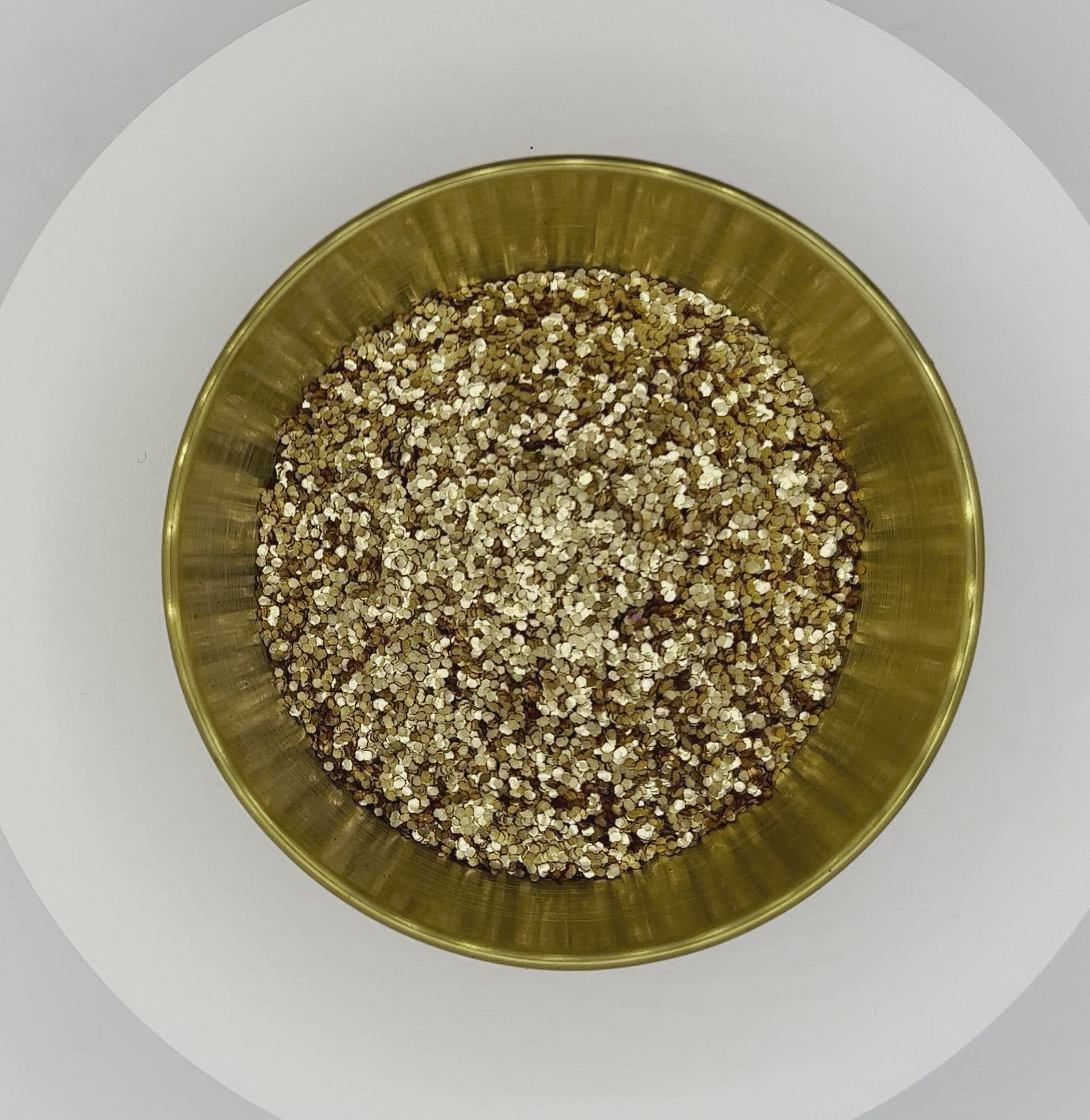 Solid Gold Dancing Chunky Biodegradable Glitter