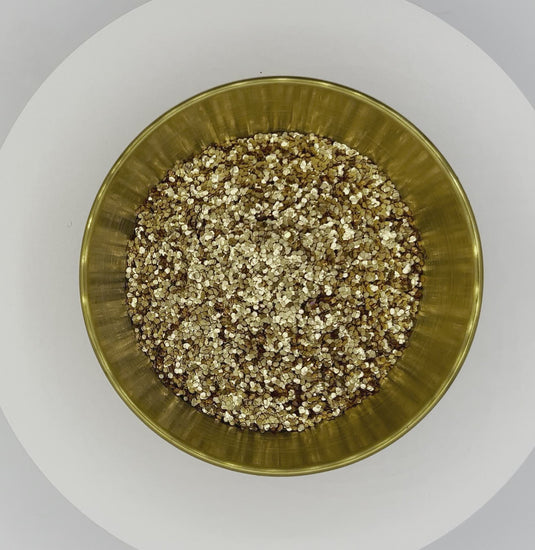 Solid Gold Dancing Chunky Biodegradable Glitter