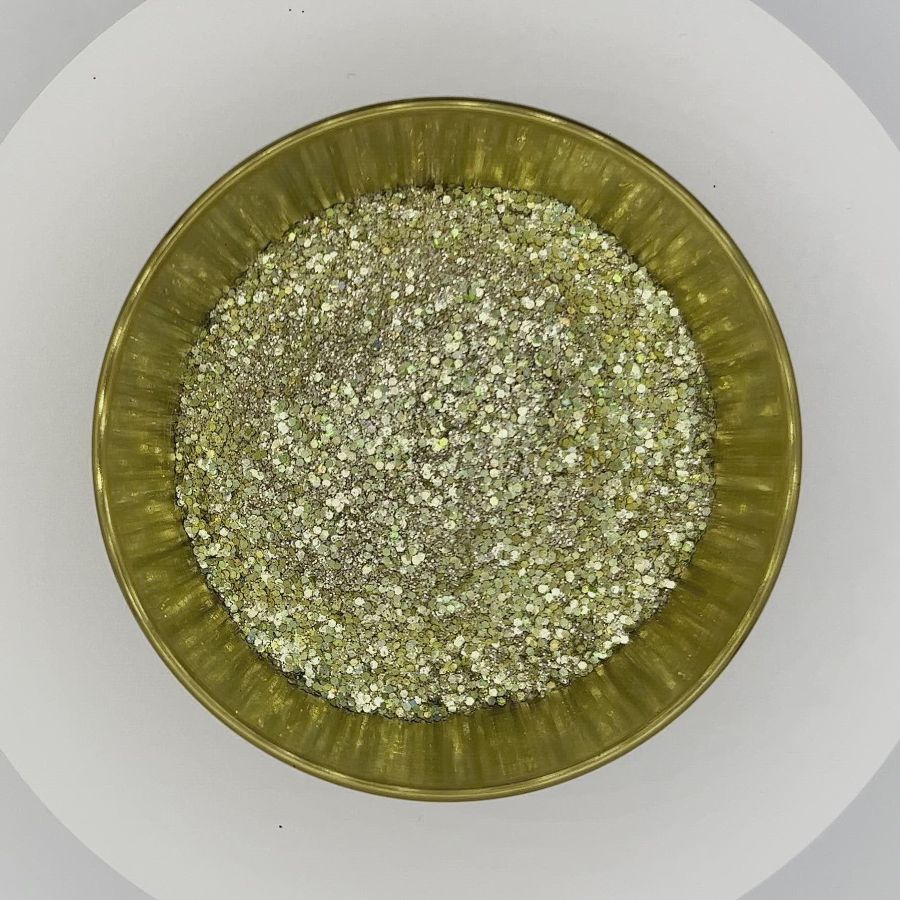 Who’s the Boss Gold Holographic Biodegradable Glitter Mix