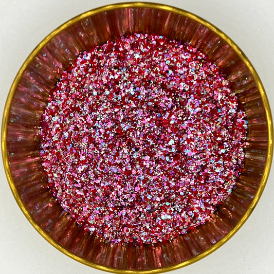 Lady in Red Biodegradable Glitter Mix