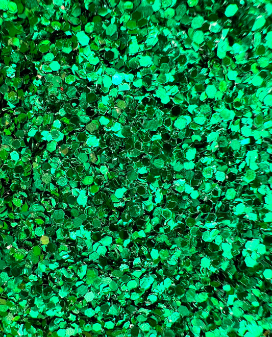 Money for Nothing Extra Chunky Green Biodegradable Glitter