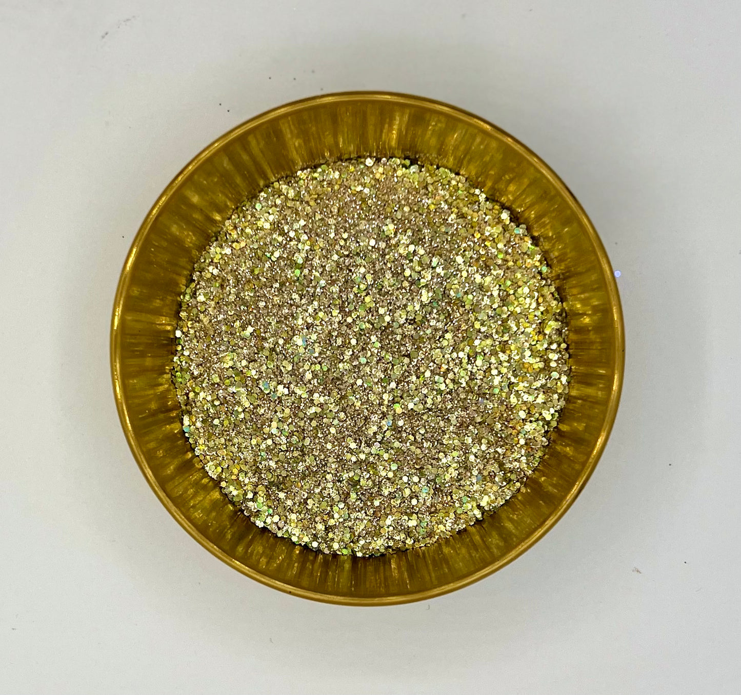 Who’s the Boss Gold Holographic Biodegradable Glitter Mix